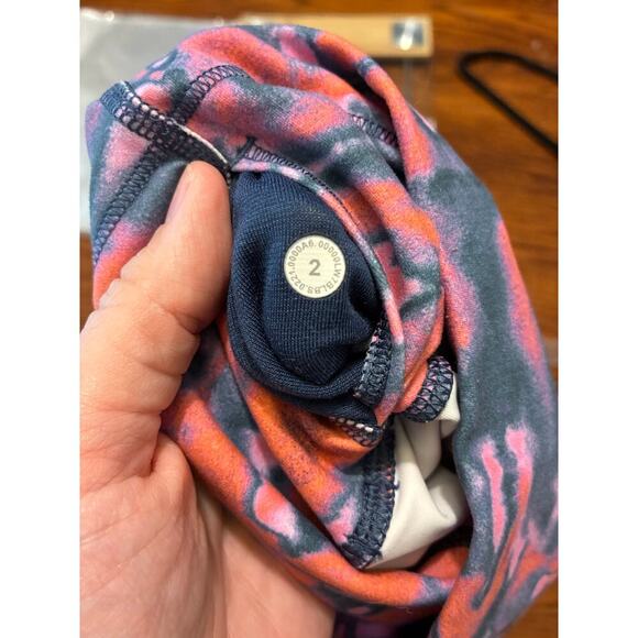 Lululemon Wunder Train High Rise Short 8" Chroma Clash Multi Size 2 - Picture 3 of 5